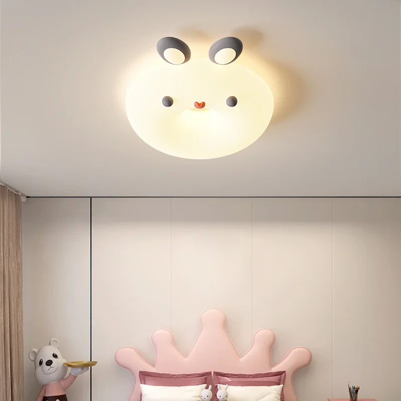 plafonnier led chat mignon pour chambre d'enfant prince et princesse