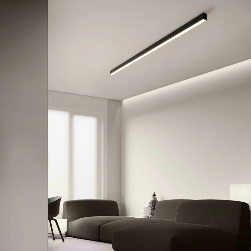 plafonnier led minimaliste ajustable en aluminium