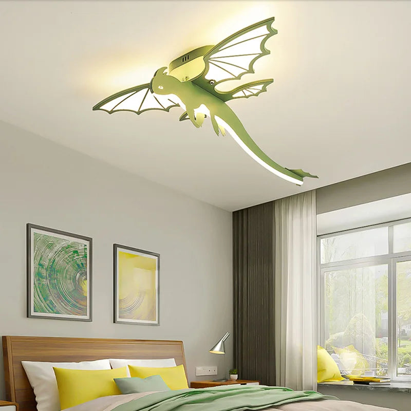 plafonnier dinosaure pour chambre d'enfants design ludique et moderne