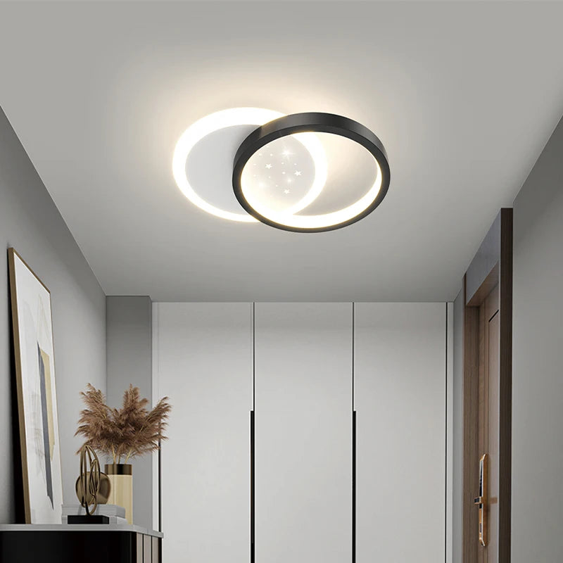 plafonnier led minimaliste moderne pour extérieur