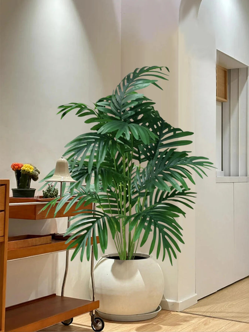 palmier artificiel tropical en plastique pour décoration intérieure