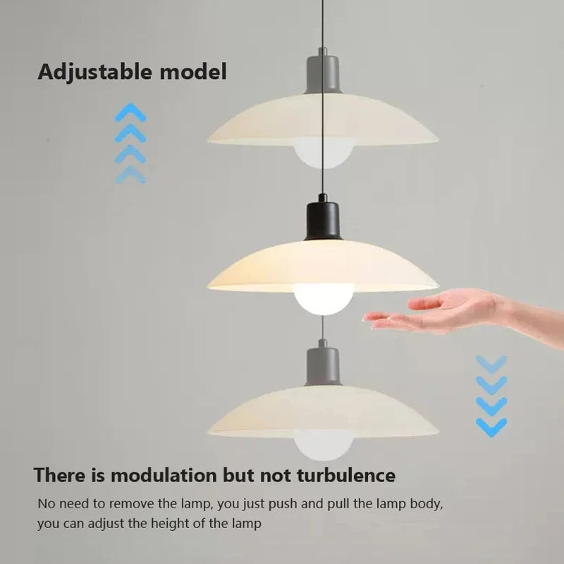 suspension minimaliste moderne en led pour un éclairage décoratif