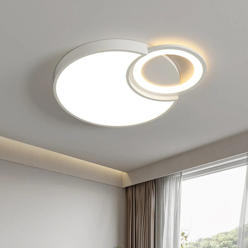 lustre moderne à leds pour décoration intérieure élégante et luxueuse