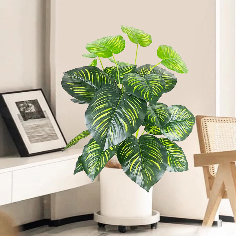 grande plante tropicale fausse feuille de bananier pour décoration intérieure et extérieure