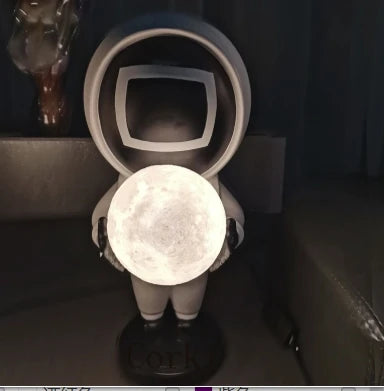 lampe de table astronautes design nordique veilleuse 3D décorative