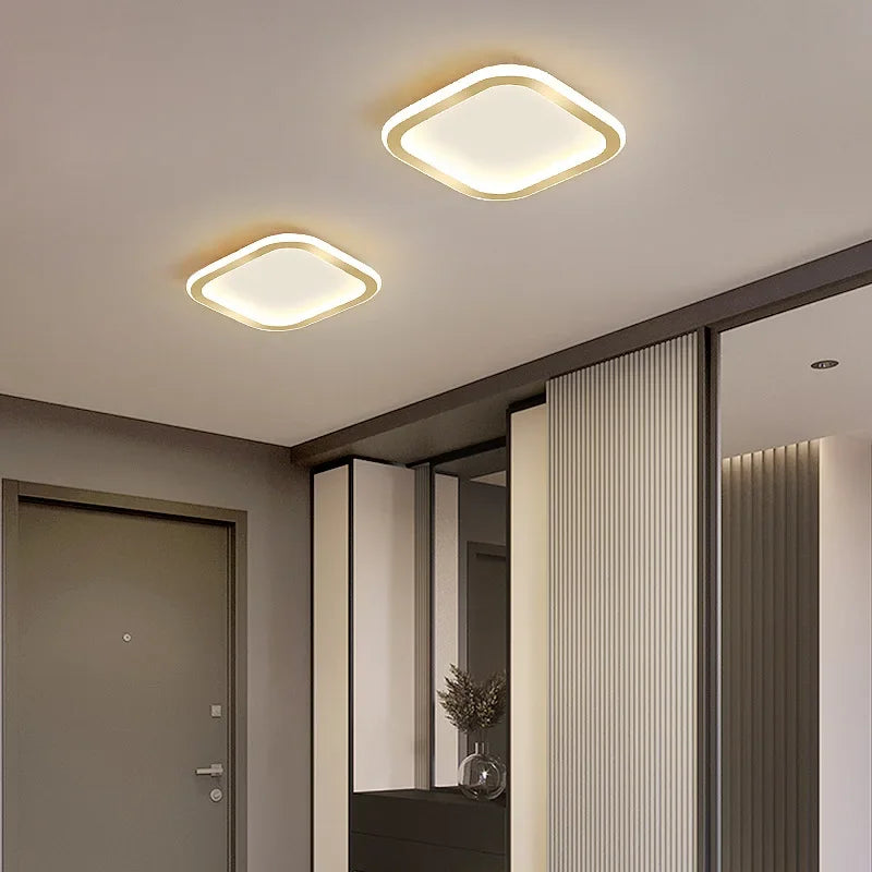 plafonnier moderne doré pour décoration intérieure et luminaires