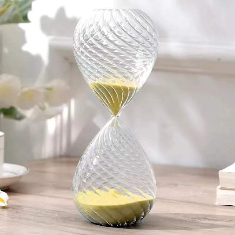 nouveau sablier en verre multicolore pour décoration et cadeau enfants