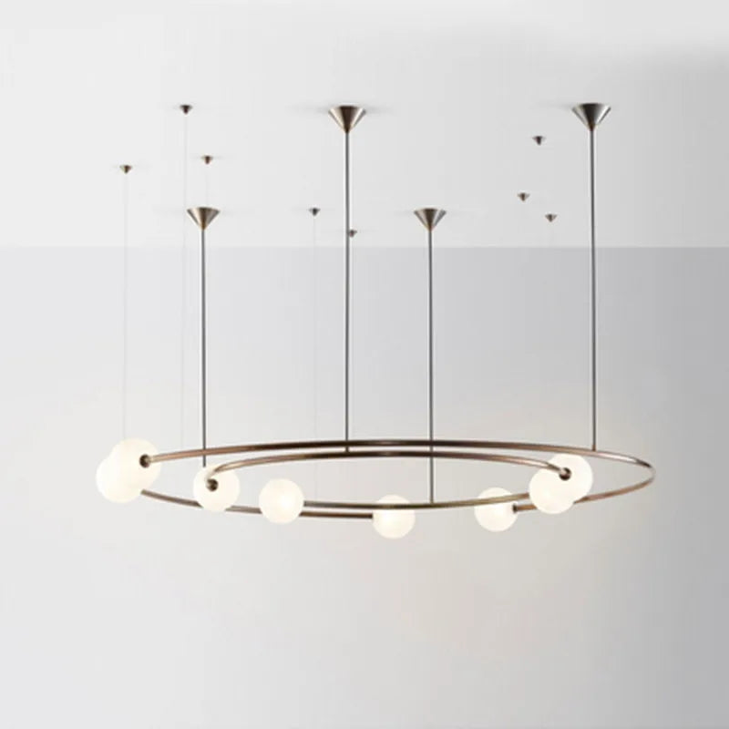 suspension en verre design nordique pour intérieur créatif