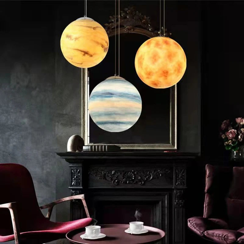 lampe décorative planètes lune soleil mars et autres