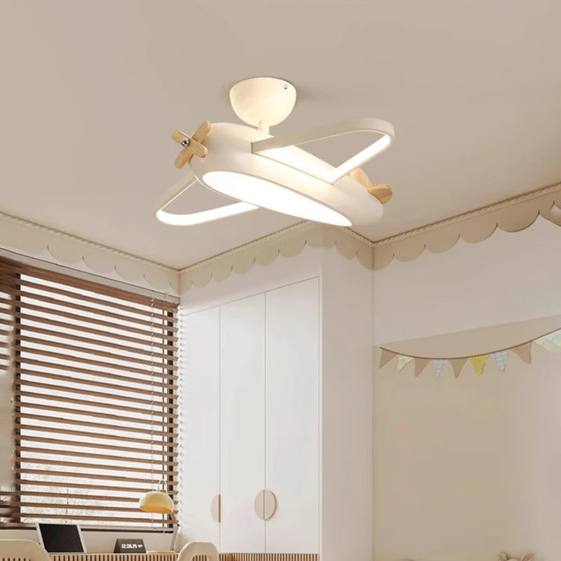 plafonnier hélicoptère moderne pour chambre d'enfant garçon