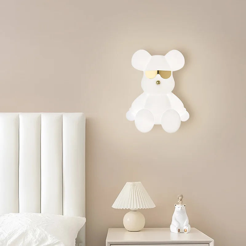 applique murale ours pour chambre d'enfant décorative et moderne