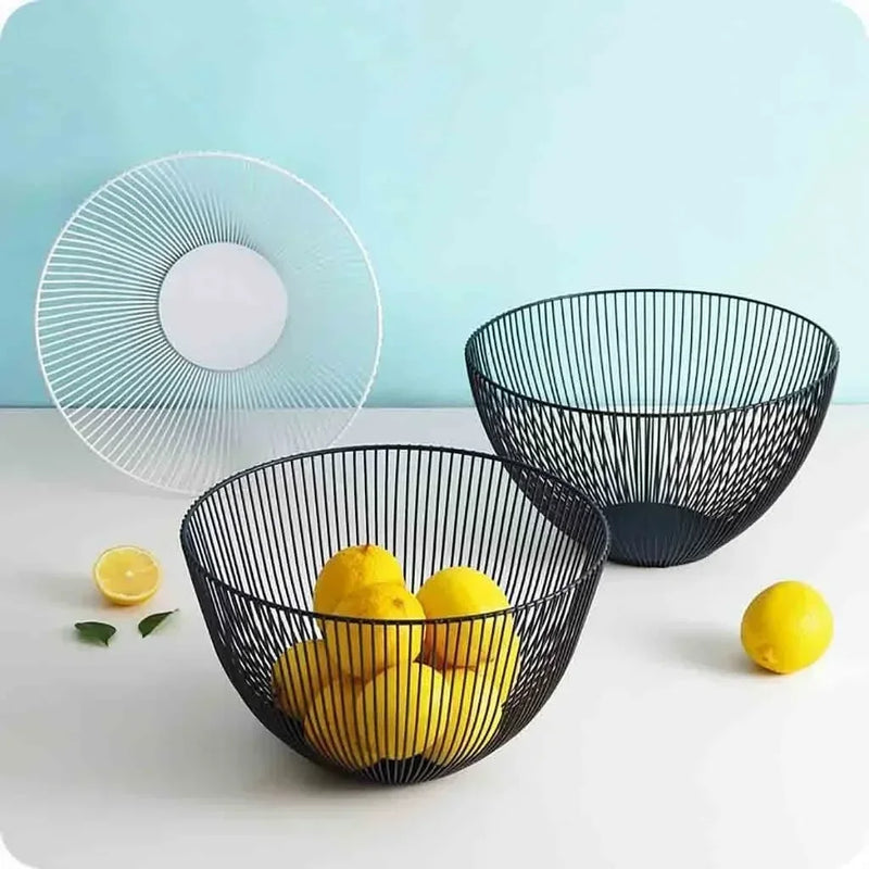 panier de rangement en métal pour outils et aliments