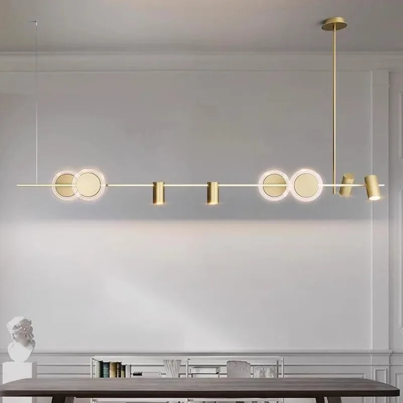 suspension à led nordic line design moderne pour décoration intérieure