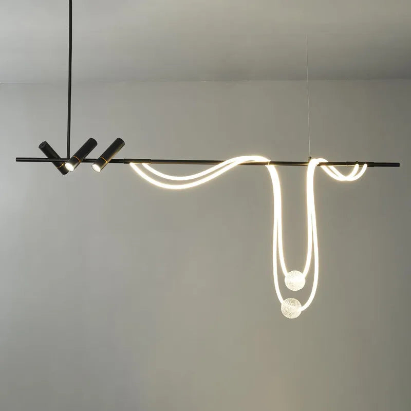 lustre led moderne design lampes suspendues décor éclairage
