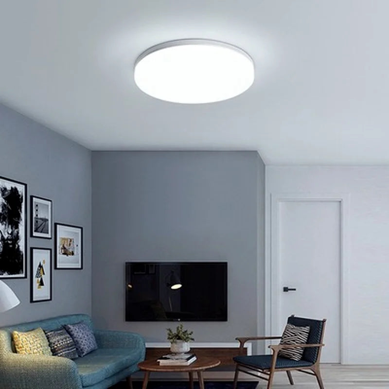 plafonnier led rond multicolore à intensité variable pour intérieur