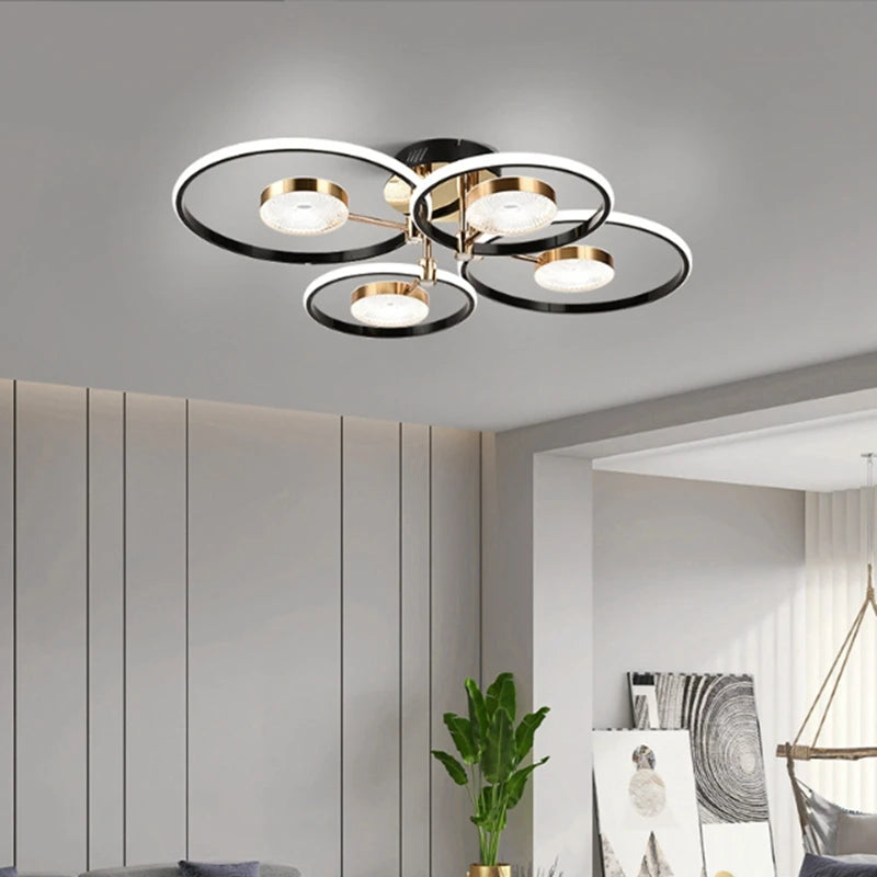 plafonnier design moderne lumineux et décoratif pour intérieur élégant