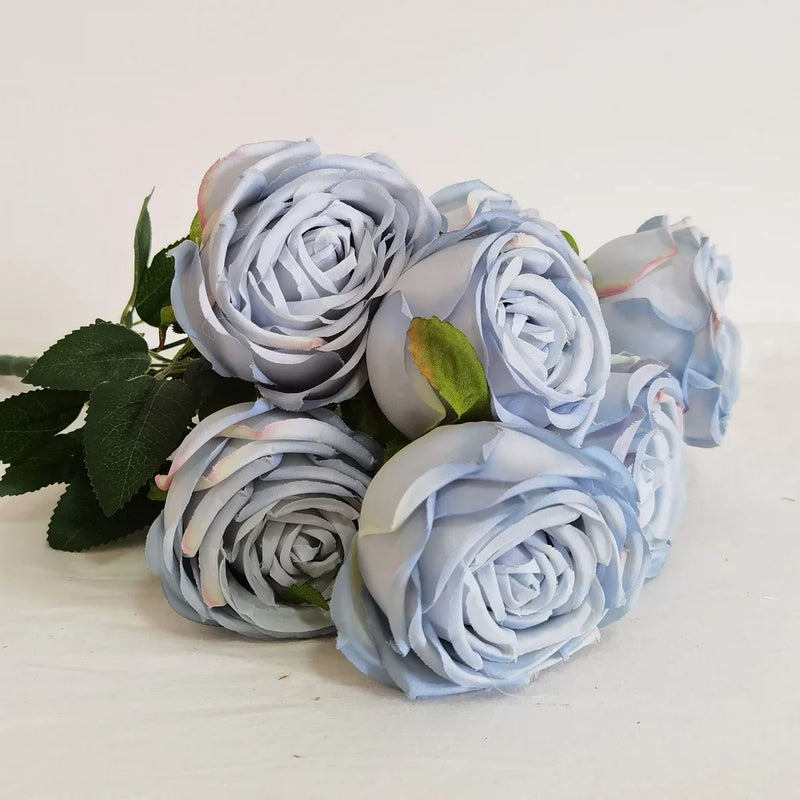 bouquet de roses artificielles pour mariage et décoration jardin