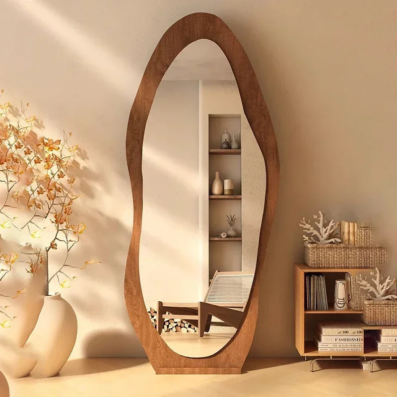 miroir décoratif debout pour maquillage et intérieur