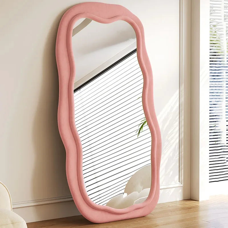 miroir décoratif en macramé style nordique pour homme