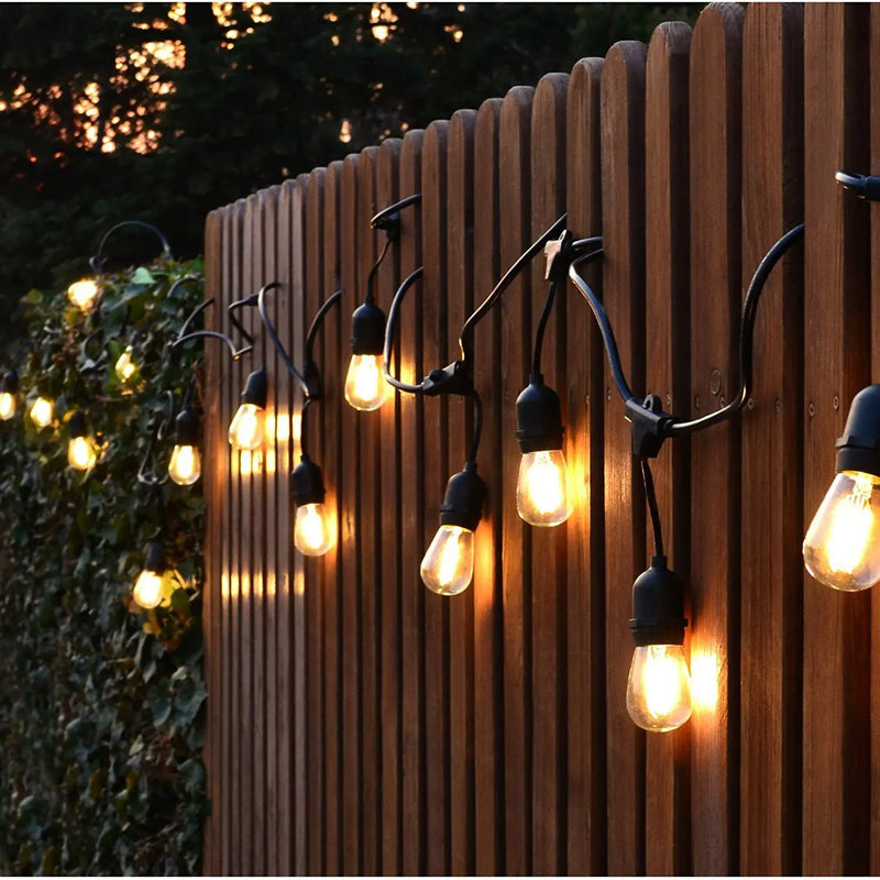 guirlande lumineuse connectable LED étanche pour jardin et événements