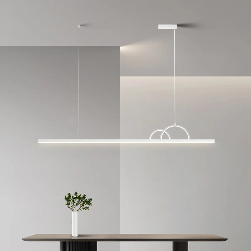 lustre à led nordique design pour éclairage intérieur moderne