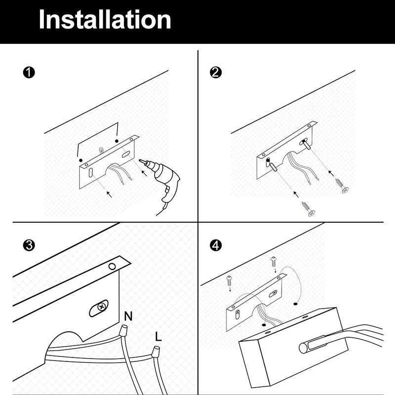 Applique murale LED moderne AC90-260V