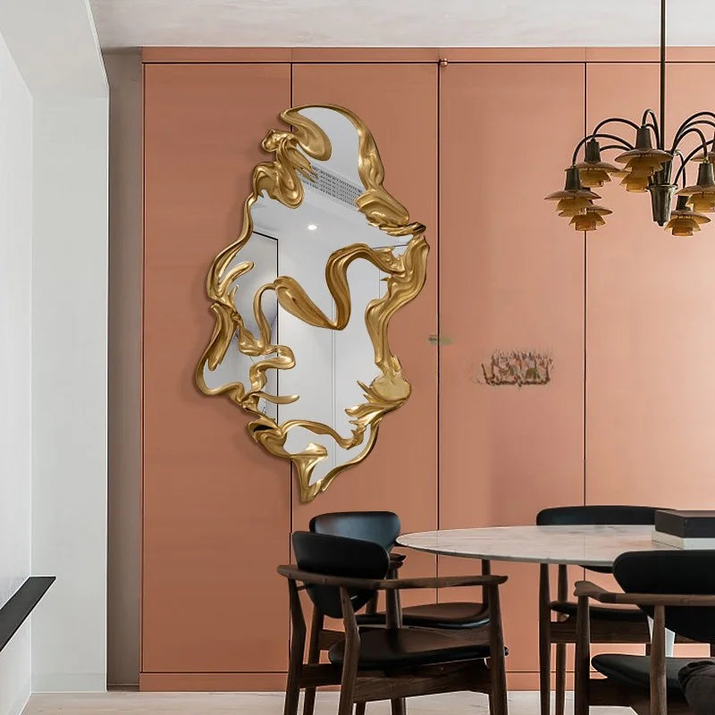 miroir décoratif léger de style européen personnalisable pour intérieur