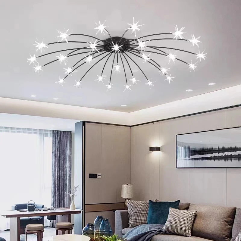 plafonnier led moderne nordique créatif ciel étoilé pour décoration maison