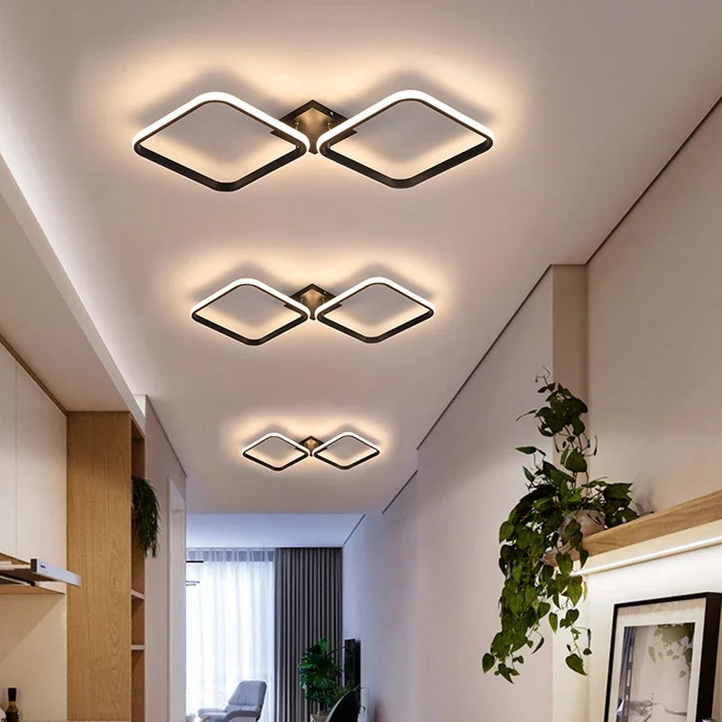 lustre led moderne pour allée couloir et intérieur