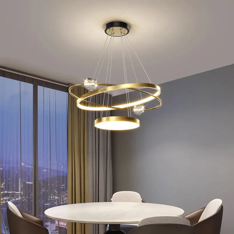 lustre moderne pour un éclairage intérieur décoratif élégant