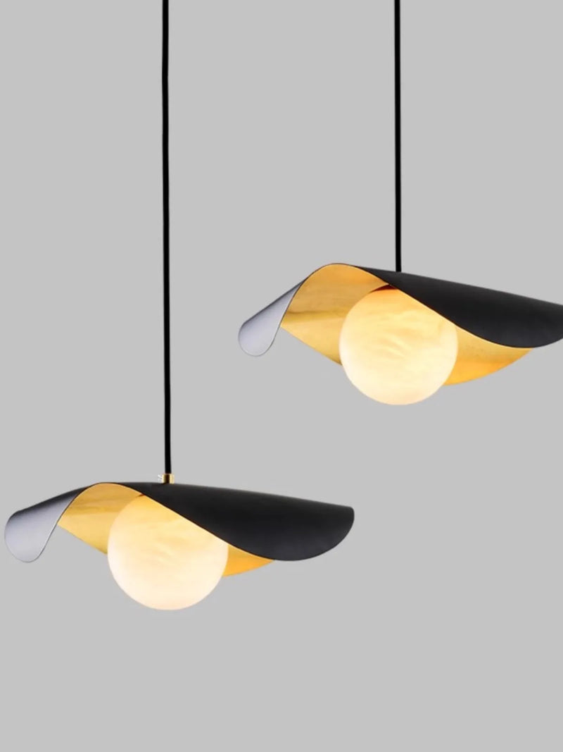 lustre en marbre led postmoderne pour décoration de luxe