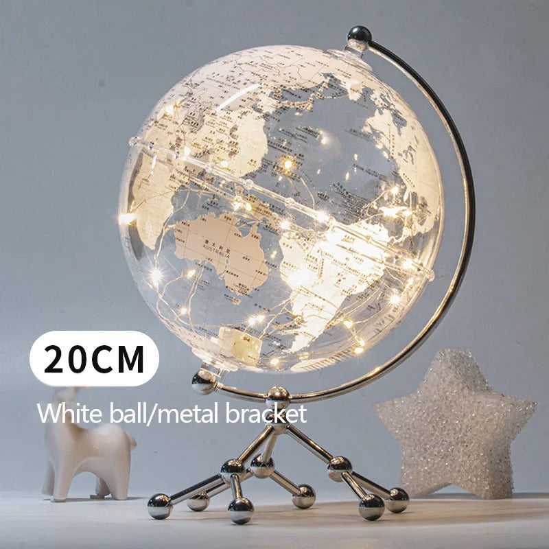 guirlande lumineuse globe étoilé à piles pour décoration