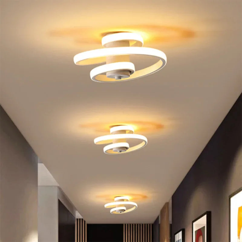 plafonnier à led moderne pour éclairage intérieur design nordique