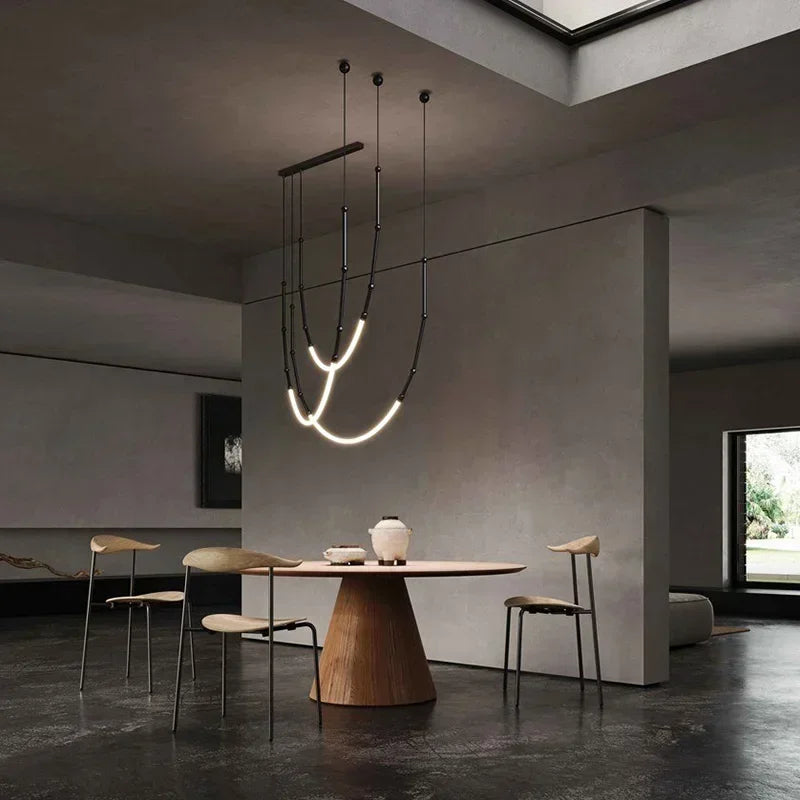 suspension led moderne pour décoration intérieure élégante et stylée