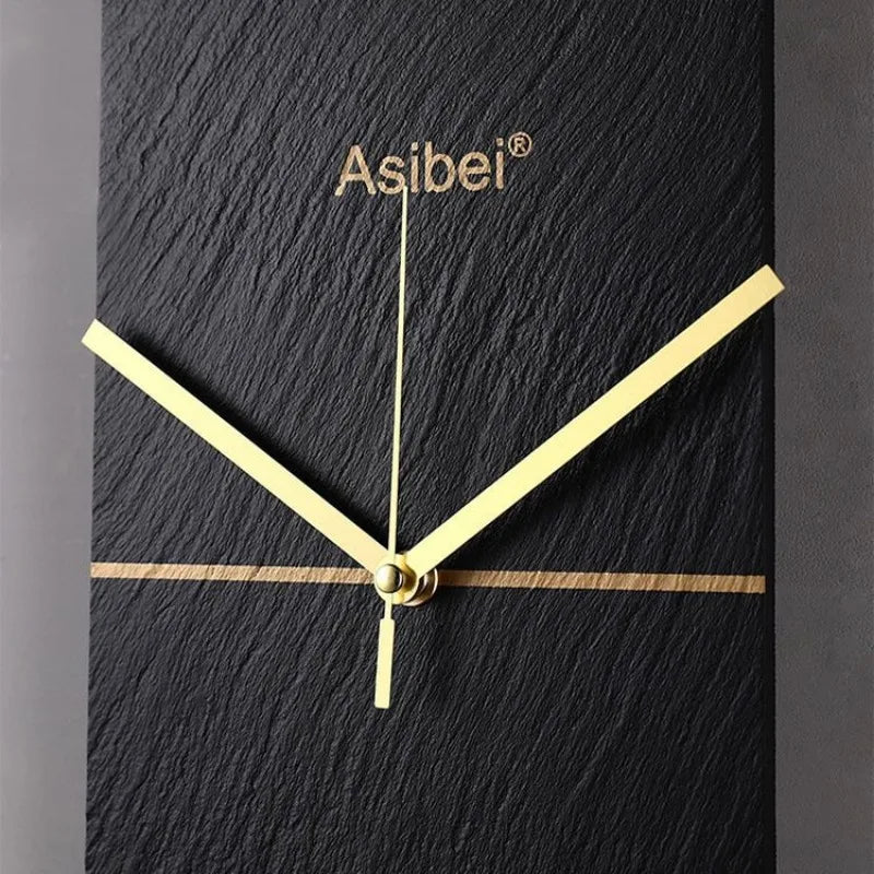 horloge murale en roche design moderne et silencieuse