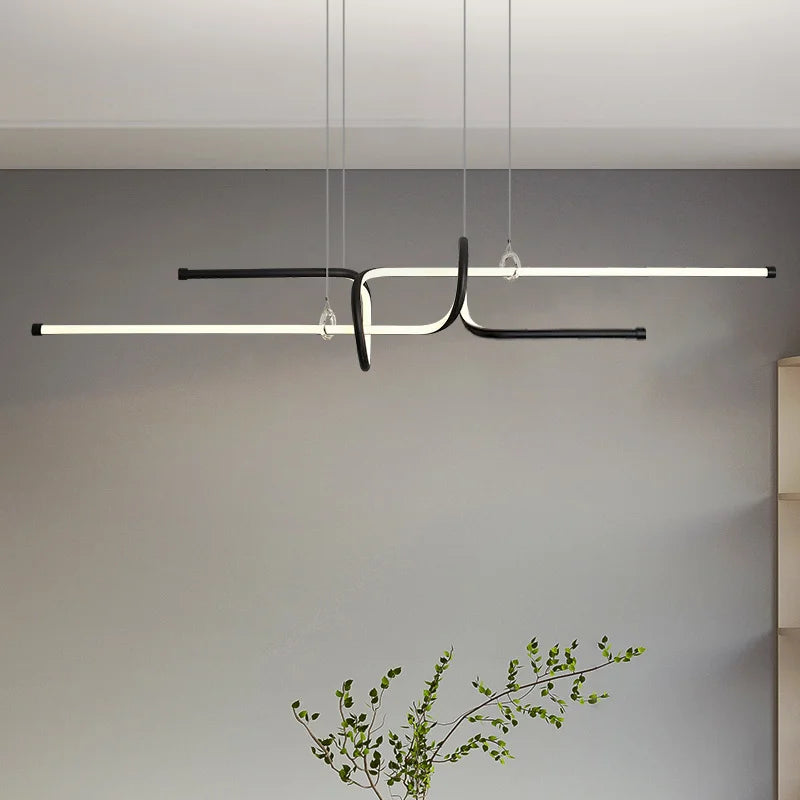 lustre moderne luxe suspendu éclairage design élégant