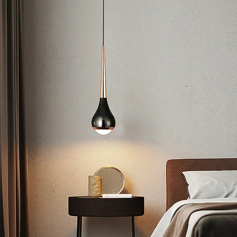 Lamp Minimalist Design Modern Pendant Light, LED Pendant Lighting For Bedroom Living Room Bathroom, Restaurant Single Hanging