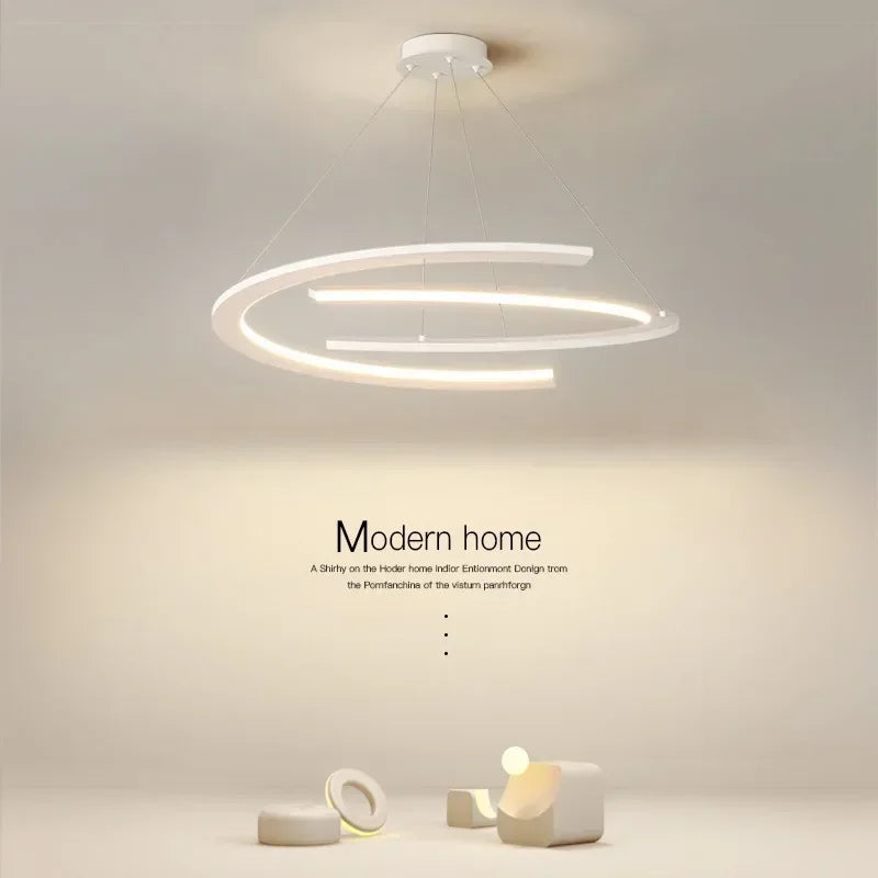 lustre led moderne pour décoration intérieure lumineuse