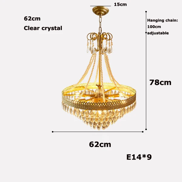 lustre à LED en cristal forme goutte d'eau pour intérieur moderne