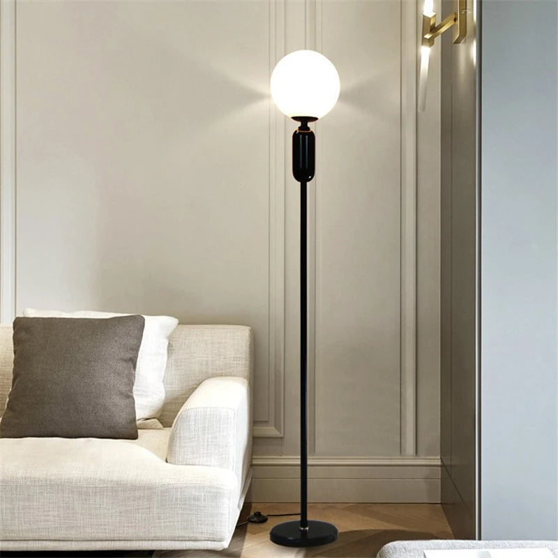 lampe de sol led nordique design créatif pour intérieur