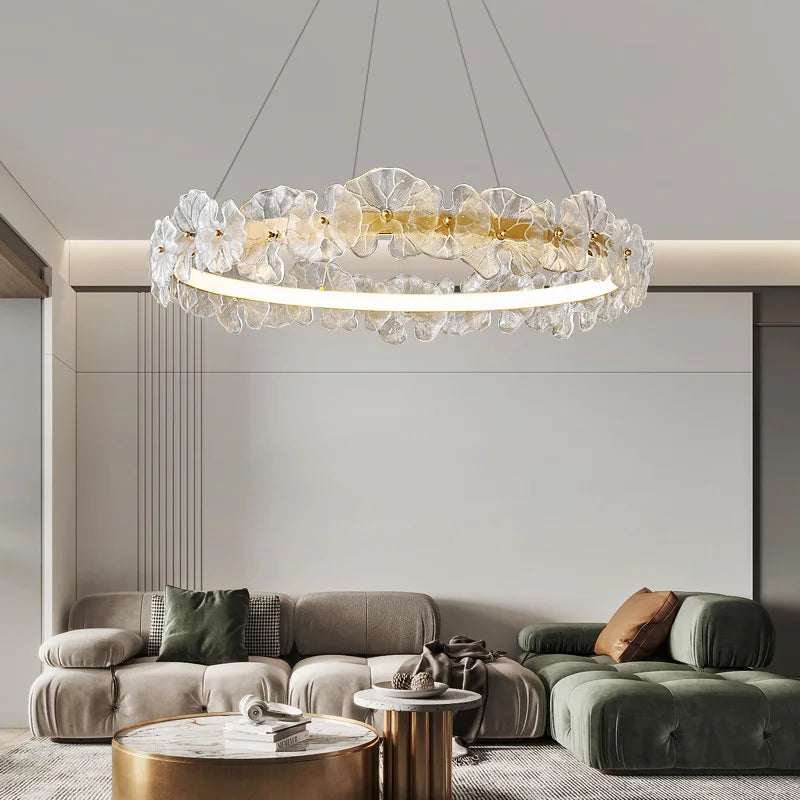 suspension en cuivre design français pour intérieur élégant