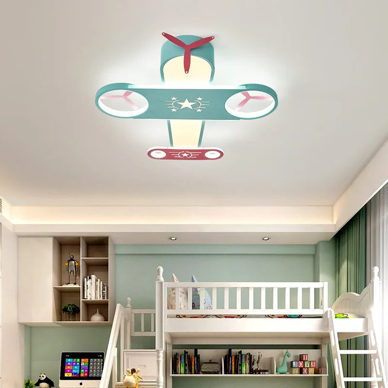 lustre moderne led en forme d'avion pour éclairage intérieur