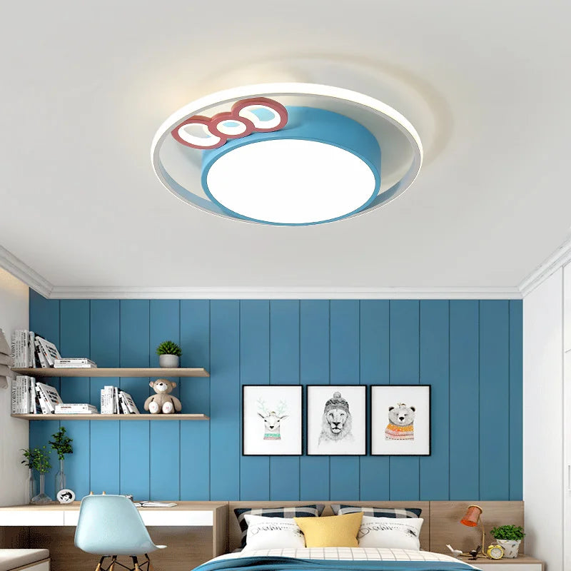 plafonnier led rond pour enfants protection des yeux éclairage doux