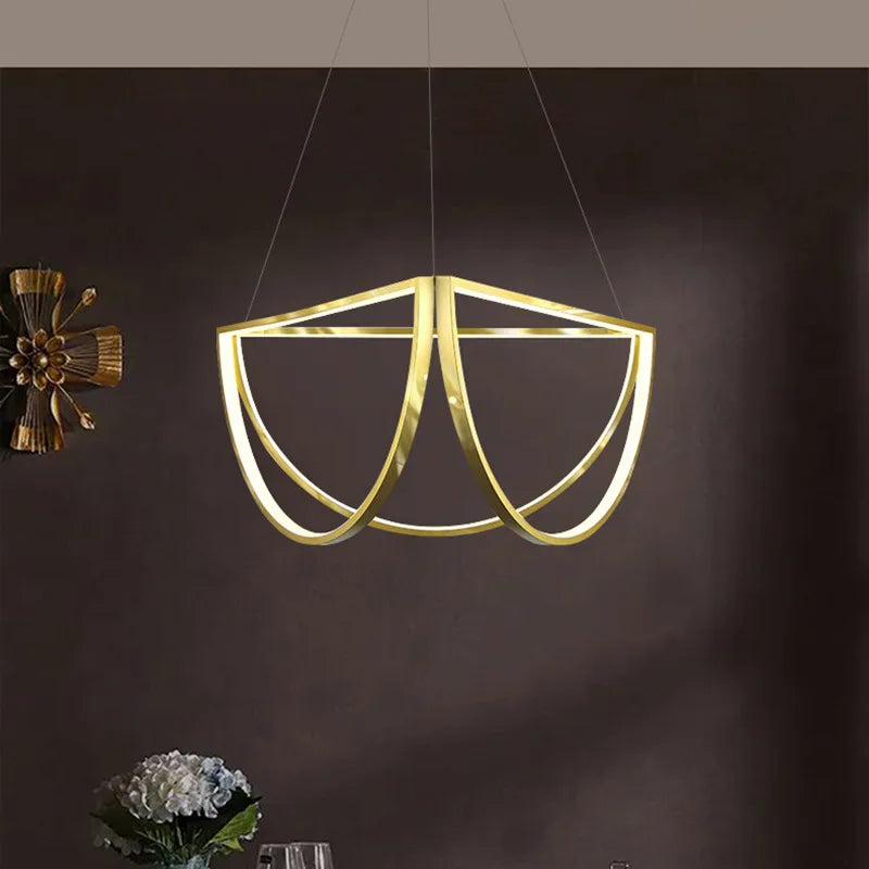 lustre minimaliste à intensité variable pour intérieur tendance