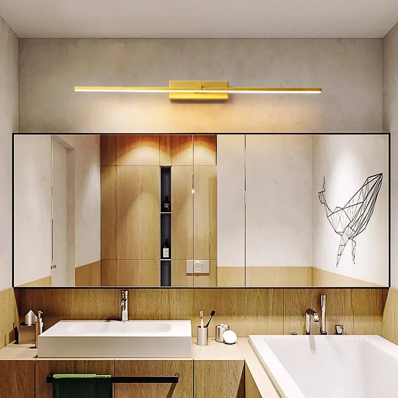 applique murale led moderne pour salle de bain et miroir