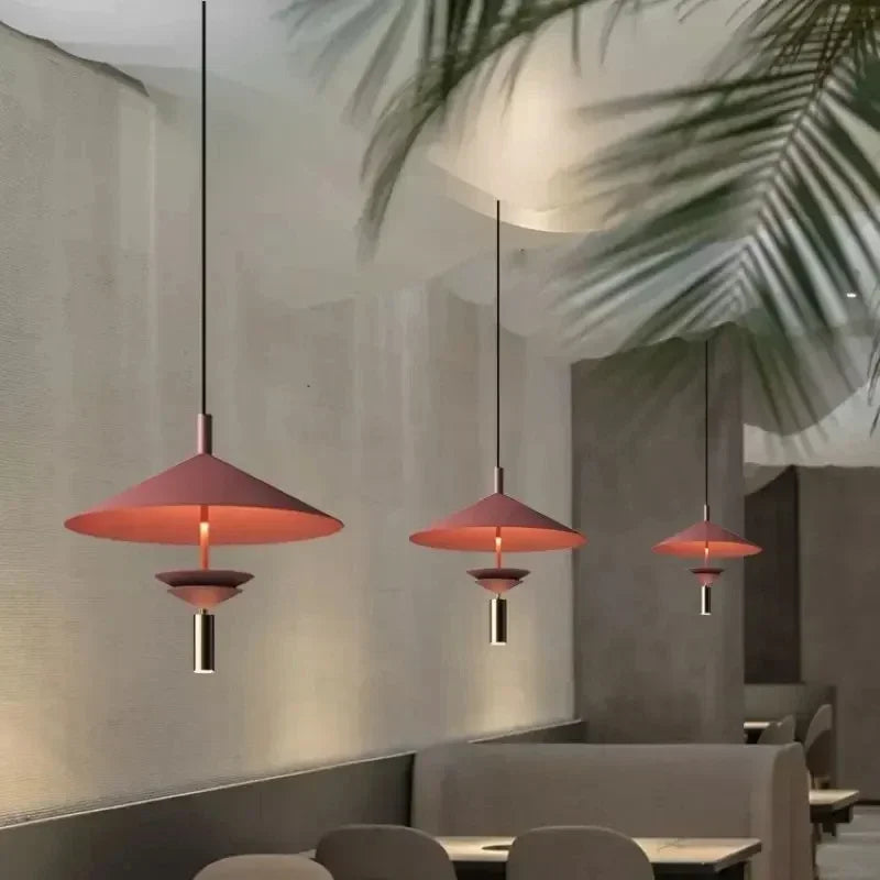 lustre moderne en métal design nordique pour éclairage intérieur