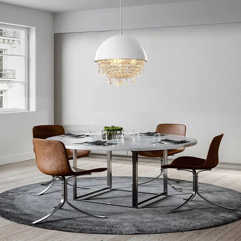 offre spéciale lustre design hémisphère suspension décorative