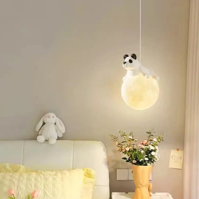 suspension chiot mignon pour décoration chambre enfant lumineux