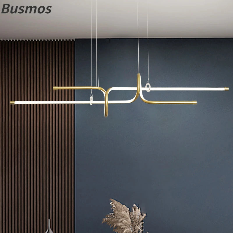 lustre moderne luxe suspendu éclairage design élégant