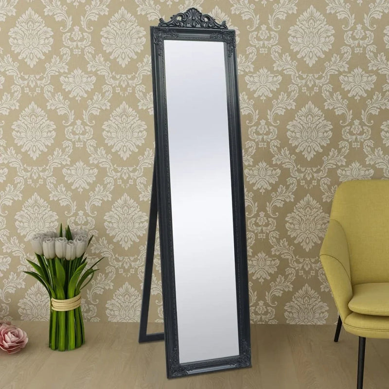 miroir sur pied style baroque pour décoration intérieure